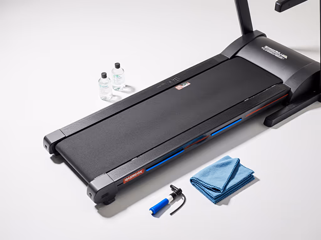 treadmill_maintenance_routine_demonstrating_proper_lubrication_technique