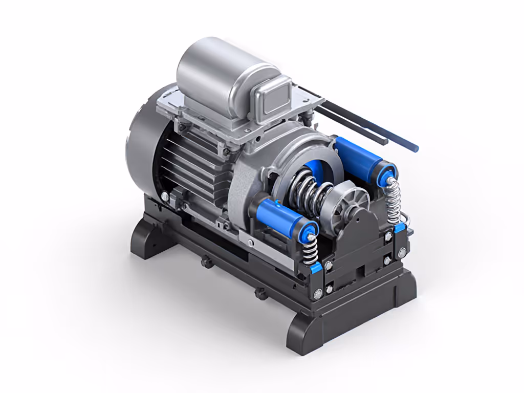 commercial_treadmill_motor_assembly_showing_vibration_dampeners