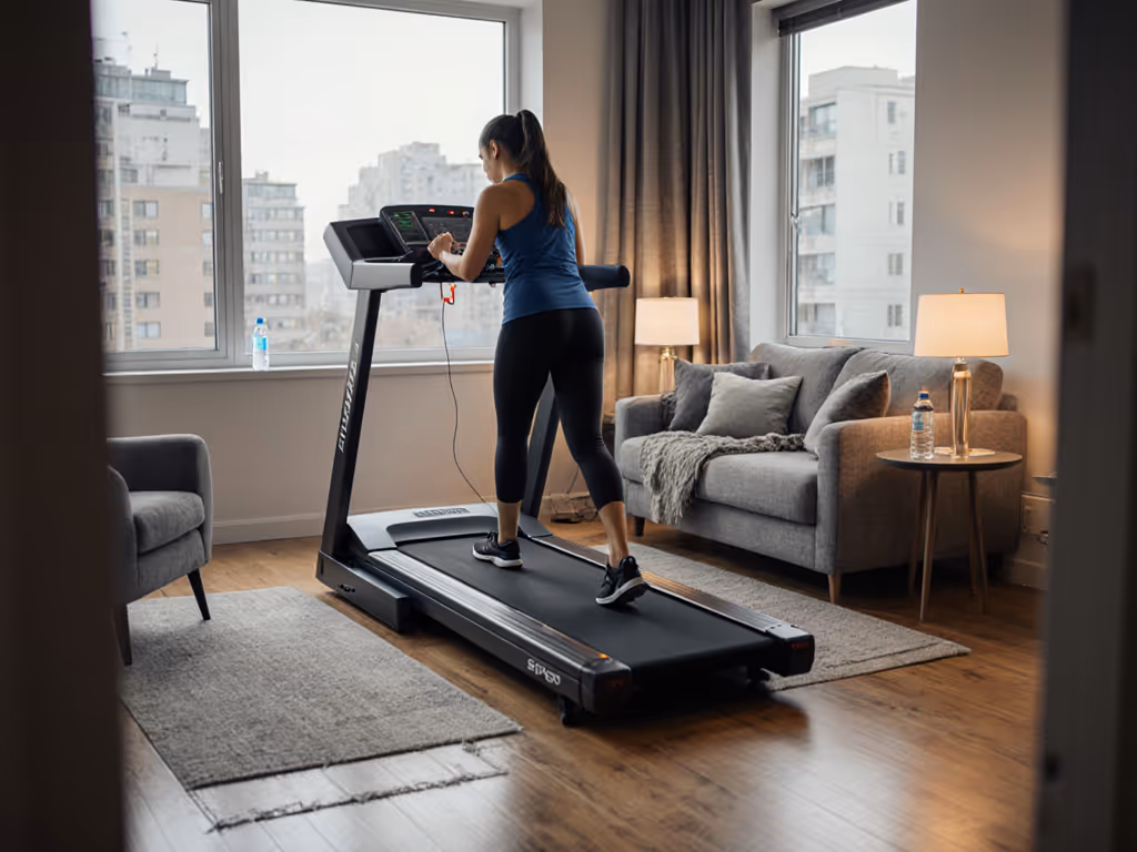 First-Time Treadmill Safety: Compact & Quiet Home Guide